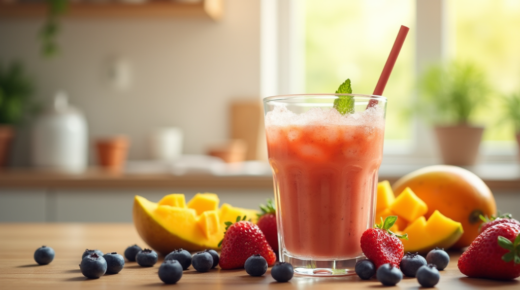frozen fruit smoothie